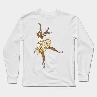 Bunny Ballerina Tutu Long Sleeve T-Shirt